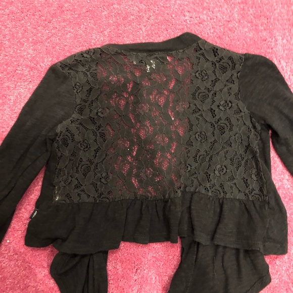 DKNY Partial Lace Cardigan Women size S - Picture 5 of 8